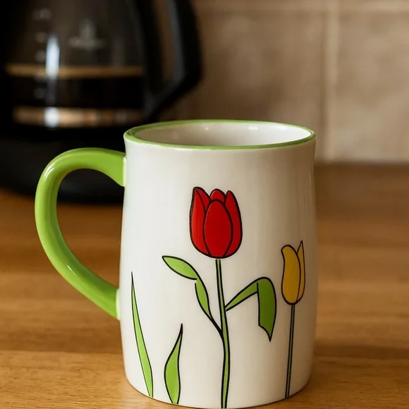 LANG Tulip Floral Ceramic Mug 🌸 - Picture 2 of 5